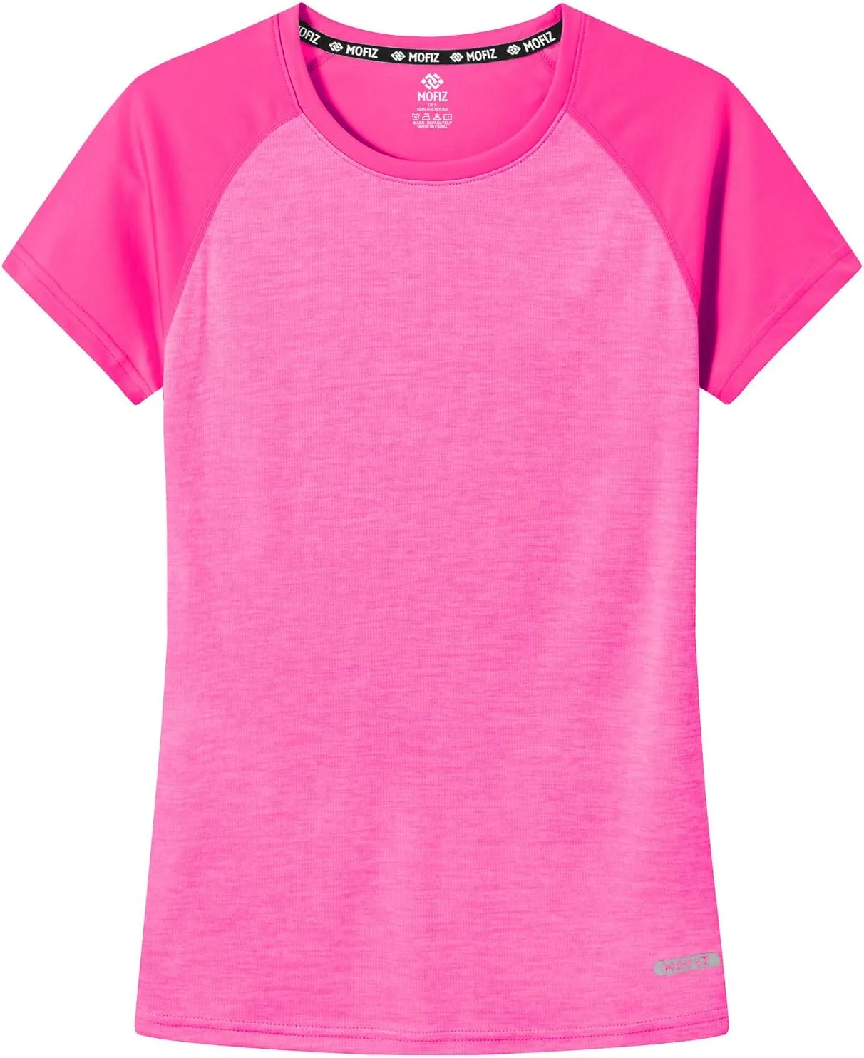 MoFiz Women's Short Sleeve UPF 50  Sun Protection Sports T-Shirt Quick Dry Running Workout Athletic Tee Top