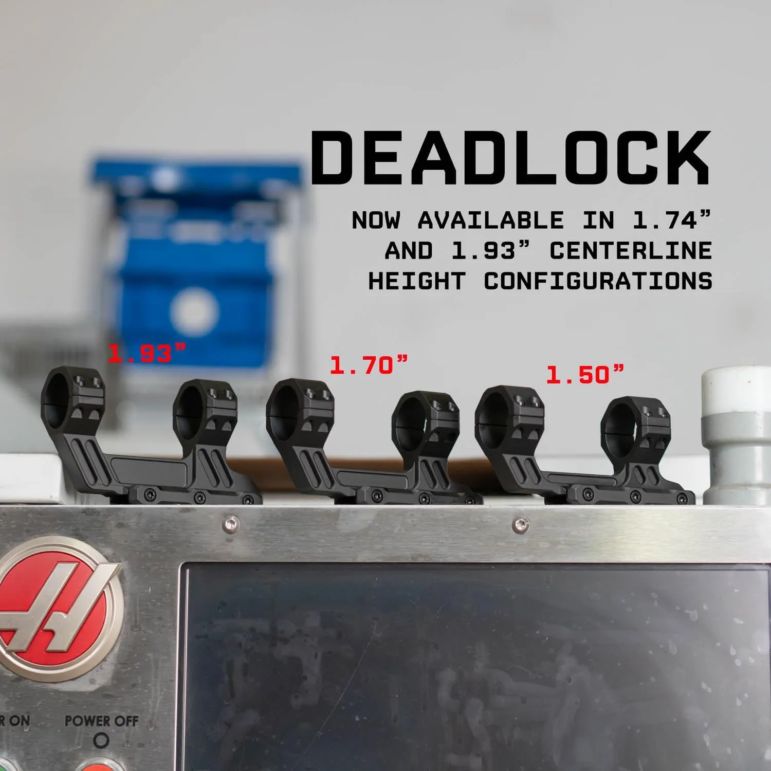 Monstrum Deadlock Series High Profile Scope Mount | 1.93 inch Center Height