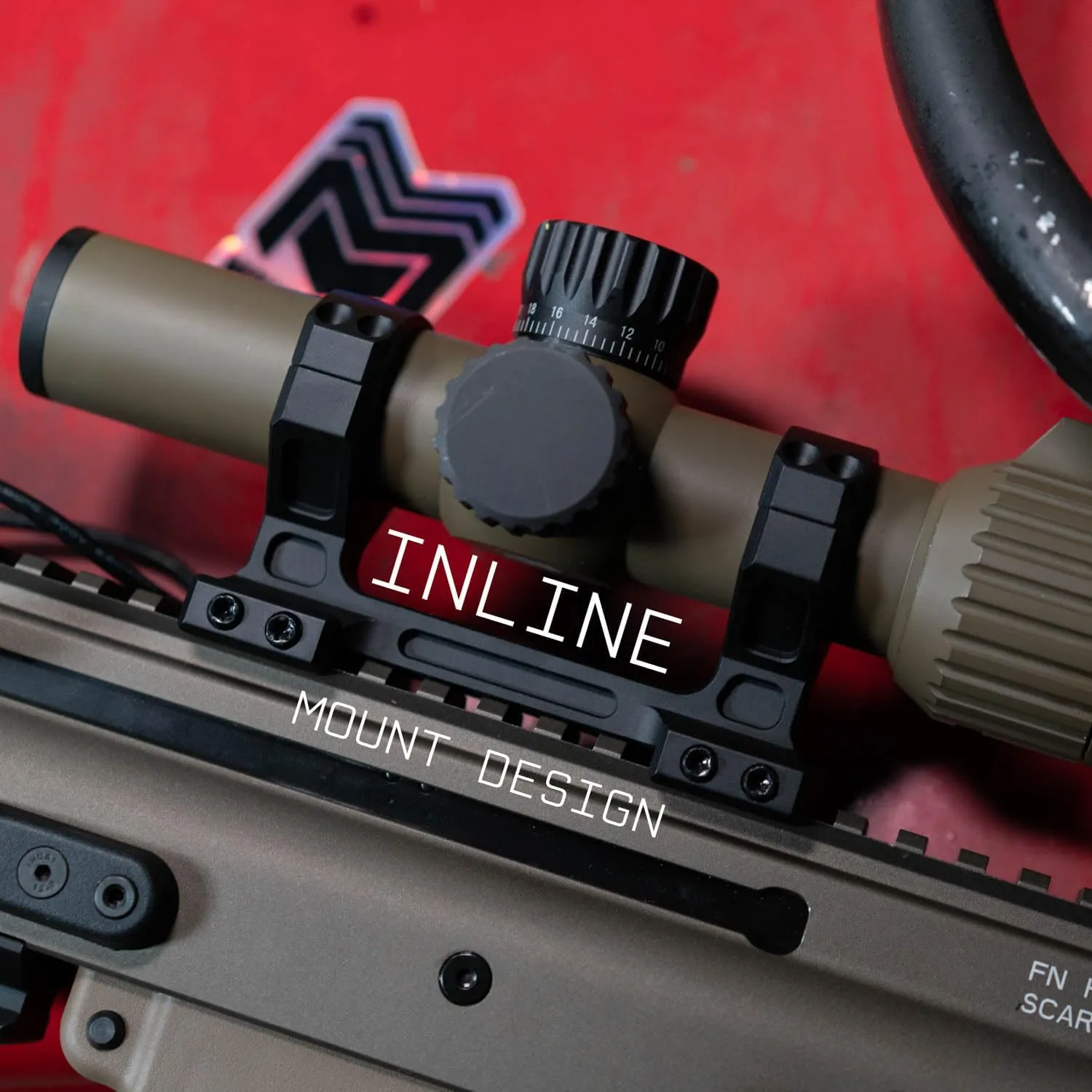Monstrum Ultralight Razorclaw Dual Ring Scope Mount
