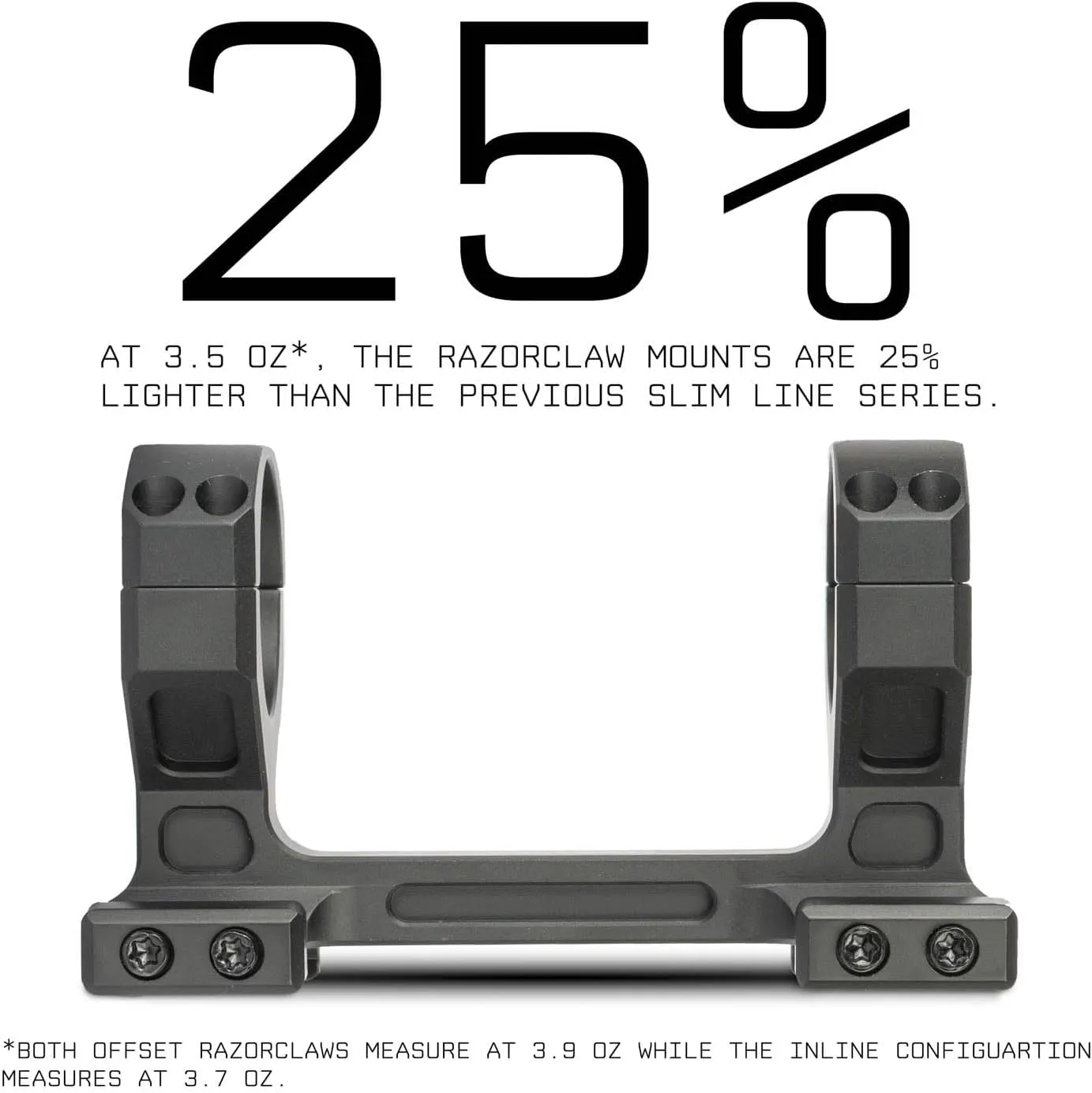 Monstrum Ultralight Razorclaw Dual Ring Scope Mount