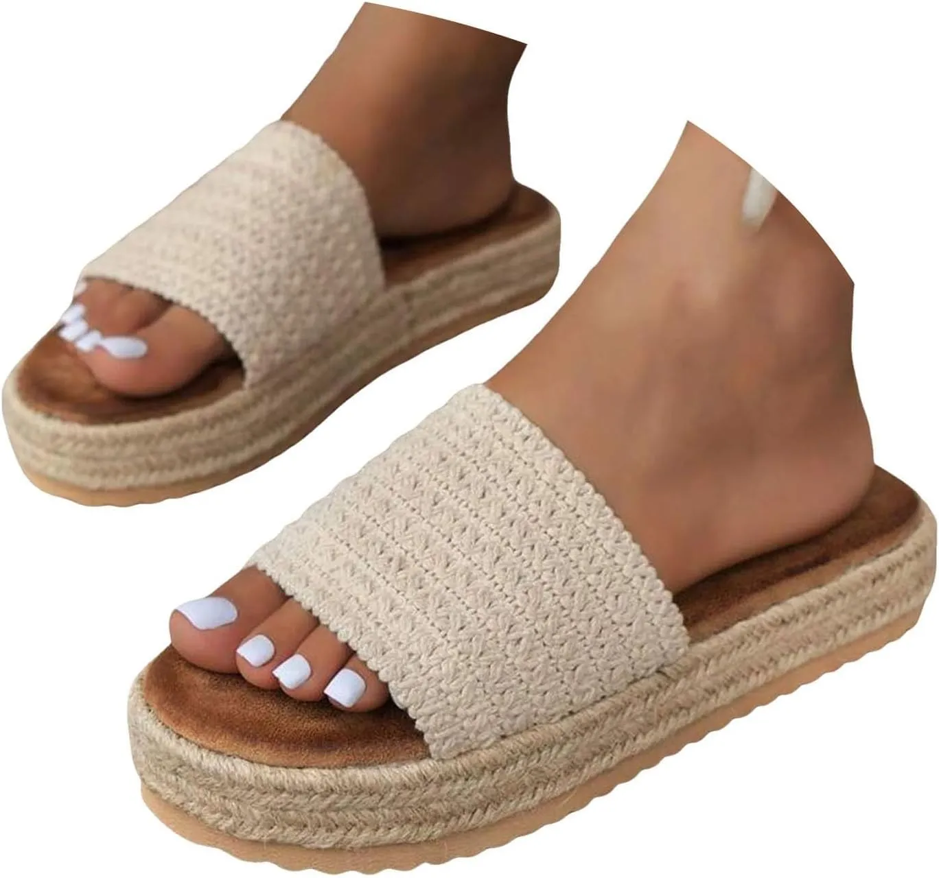 Mules for Women Wedge Sandals Comfortable Dressy Summer Closed Toe Casual Slip On Shoes with Adjustable Hook Loop Slippers Clogs Comfort Alicegana Walking Orthopedic Low Heel Sandal Mule