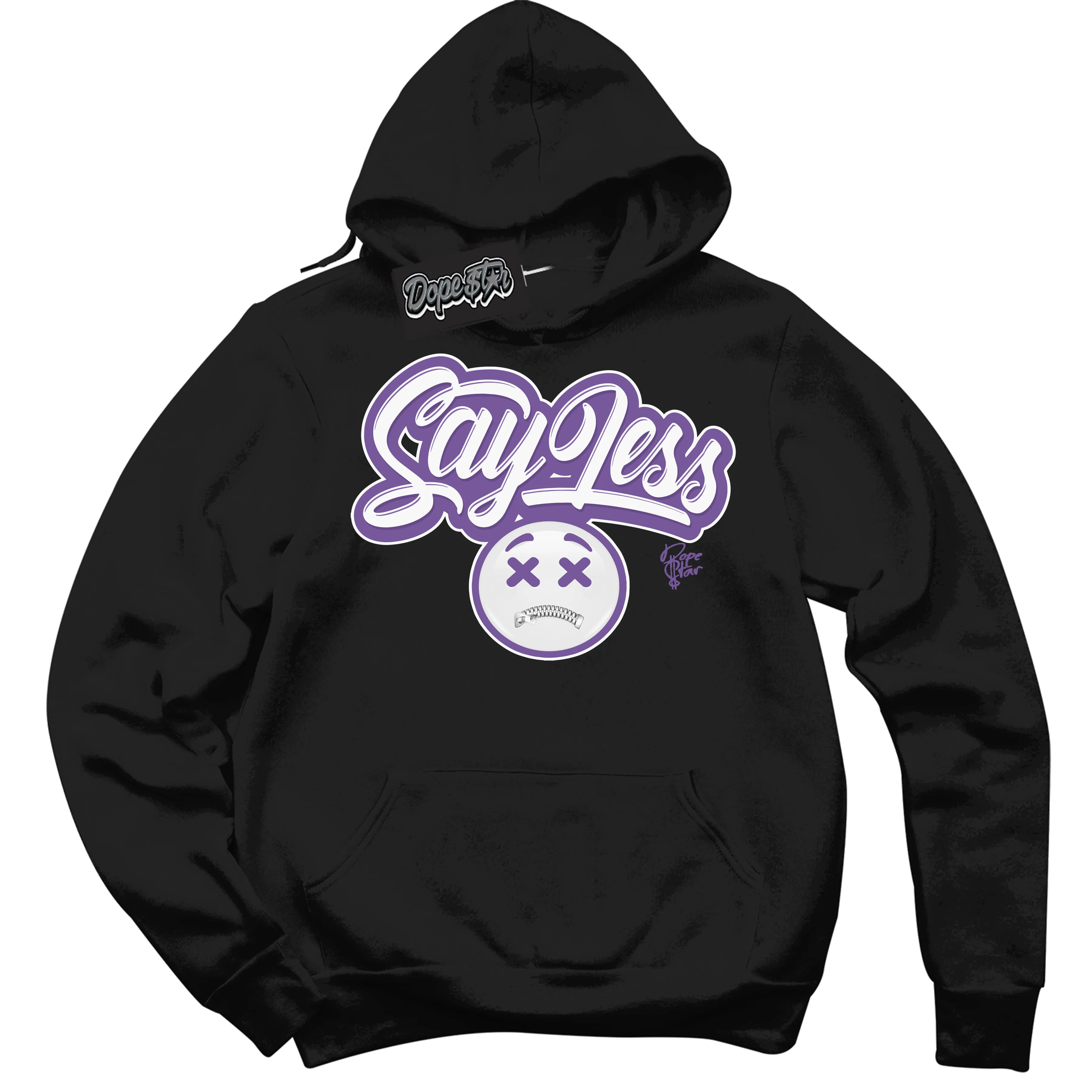 Next Nature Black Raspberry Sneaker Hoodie Say Less Graphic
