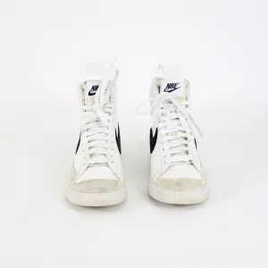Nike White Leather Blazer Shoes