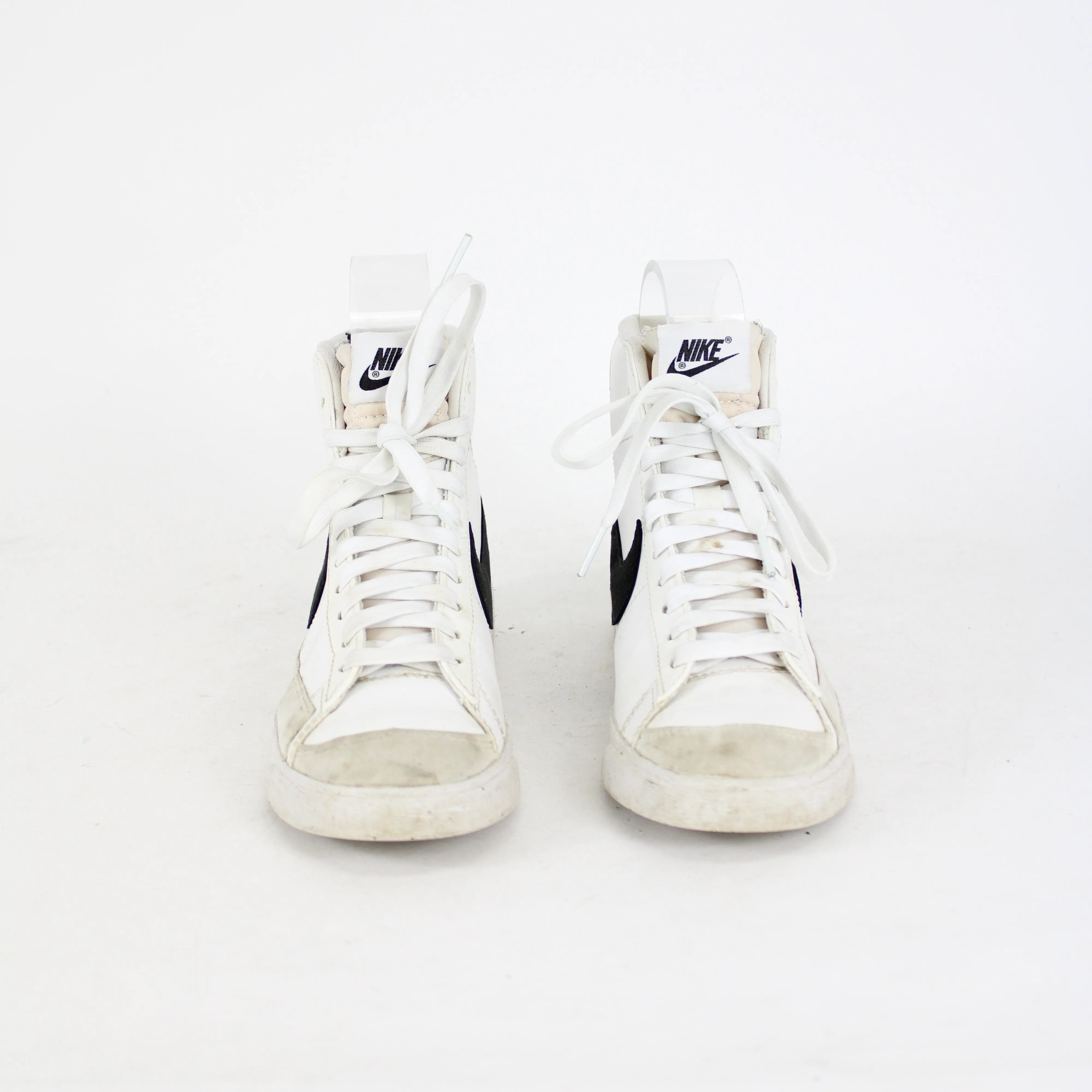 Nike White Leather Blazer Shoes