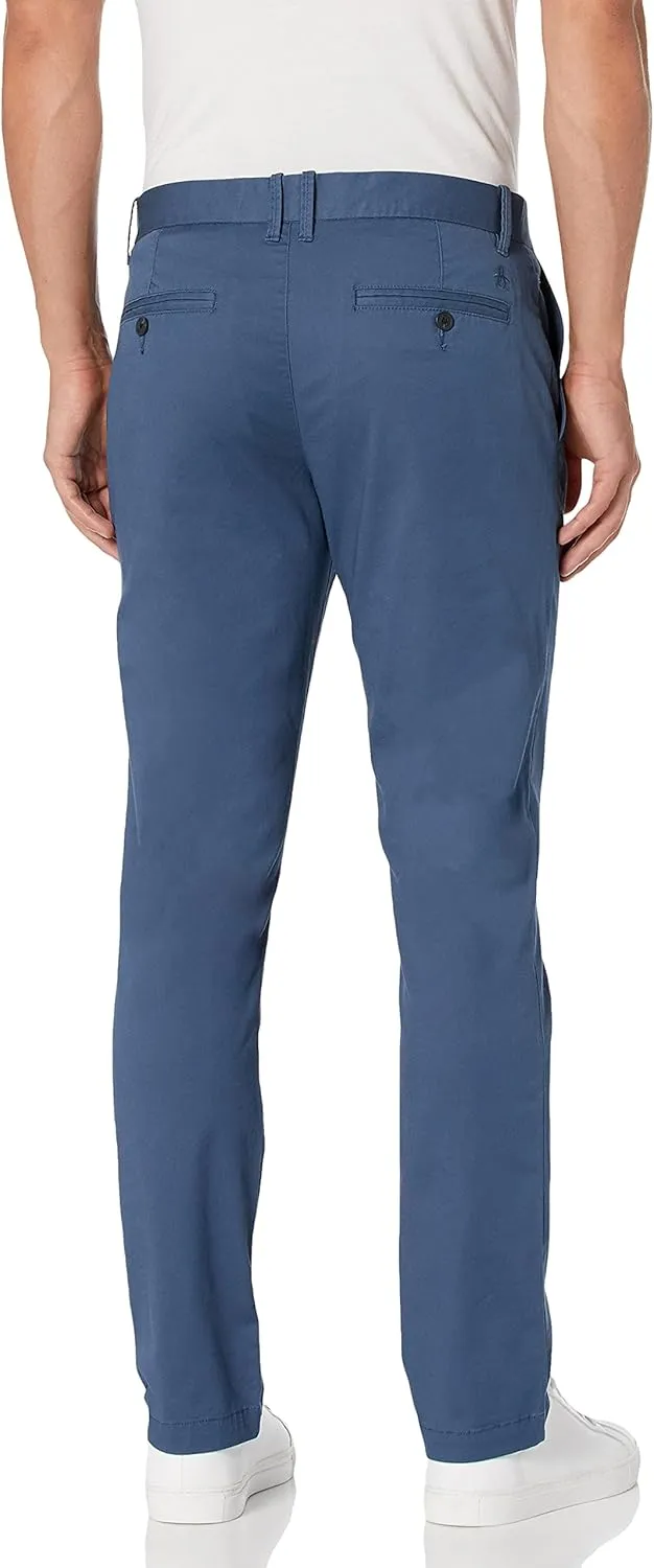 Original Penguin Men's Slim Fit Premium Basic Chino Pants (Waist Size 29-38)