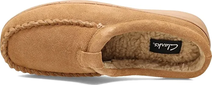 Outdoor Slipper Large variety Fur Clogs Clarks Slip-On Secret sale Cognac Suede and Indoor Cow Lined Mule