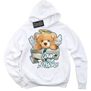 Oxidized Green 1s Sneaker Hoodie Count Your Blessings Graphic