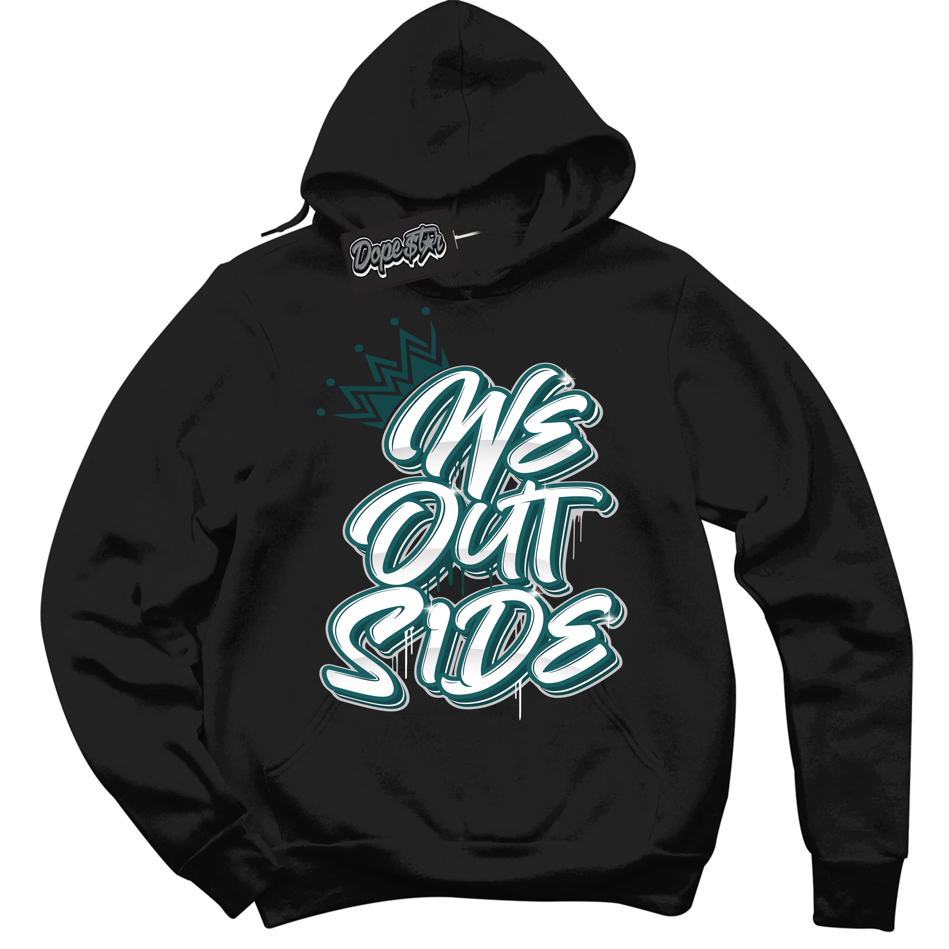 Oxidized Green 1s Sneaker Hoodie We Outside Graphic