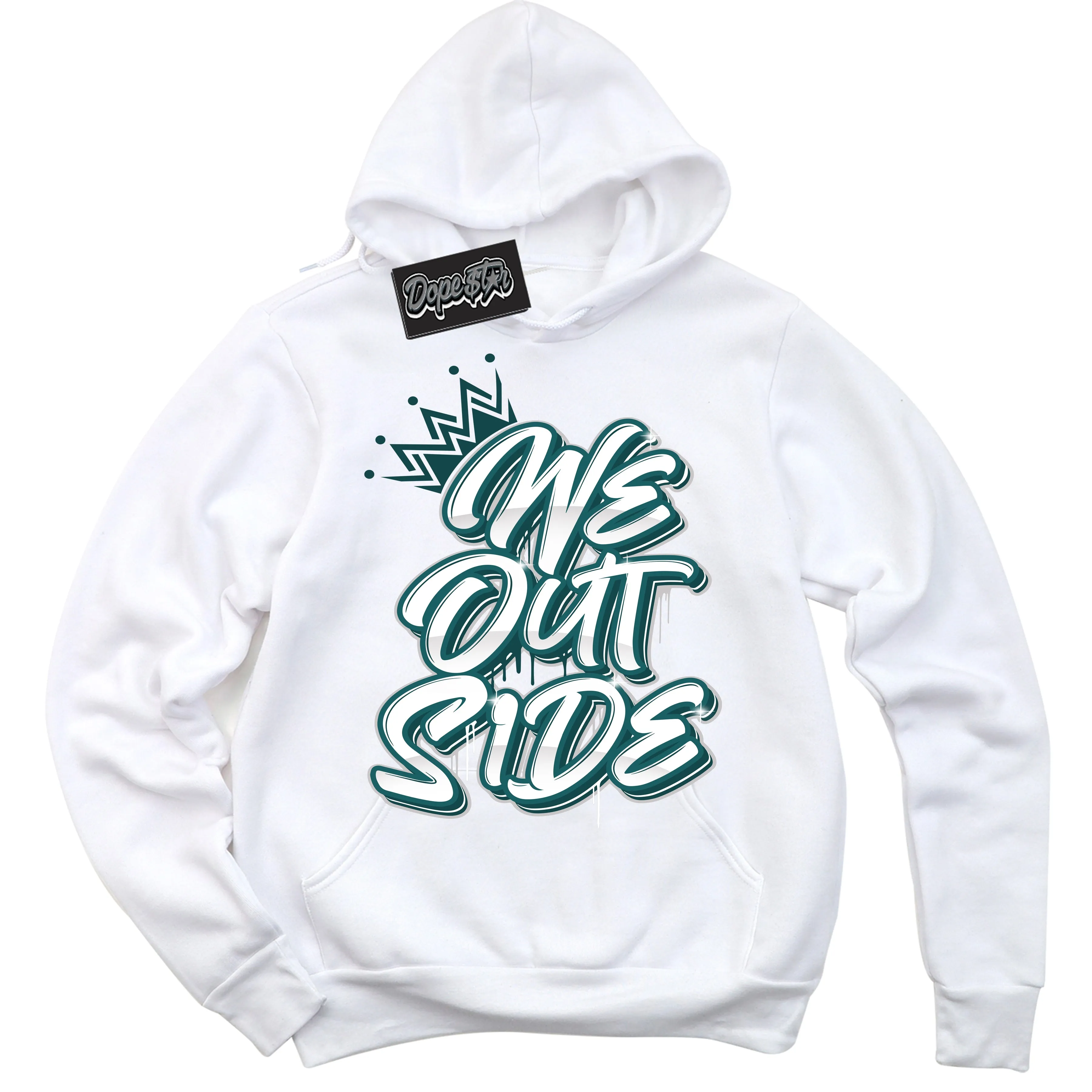 Oxidized Green 1s Sneaker Hoodie We Outside Graphic