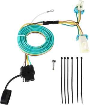 Oyviny 4 Pin Trailer Wiring Harness 55359 for 1998-2004 GMC Sonoma/Chevy S-10/1998-2000 Isuzu Hombre, S10 Trailer Wiring Harness