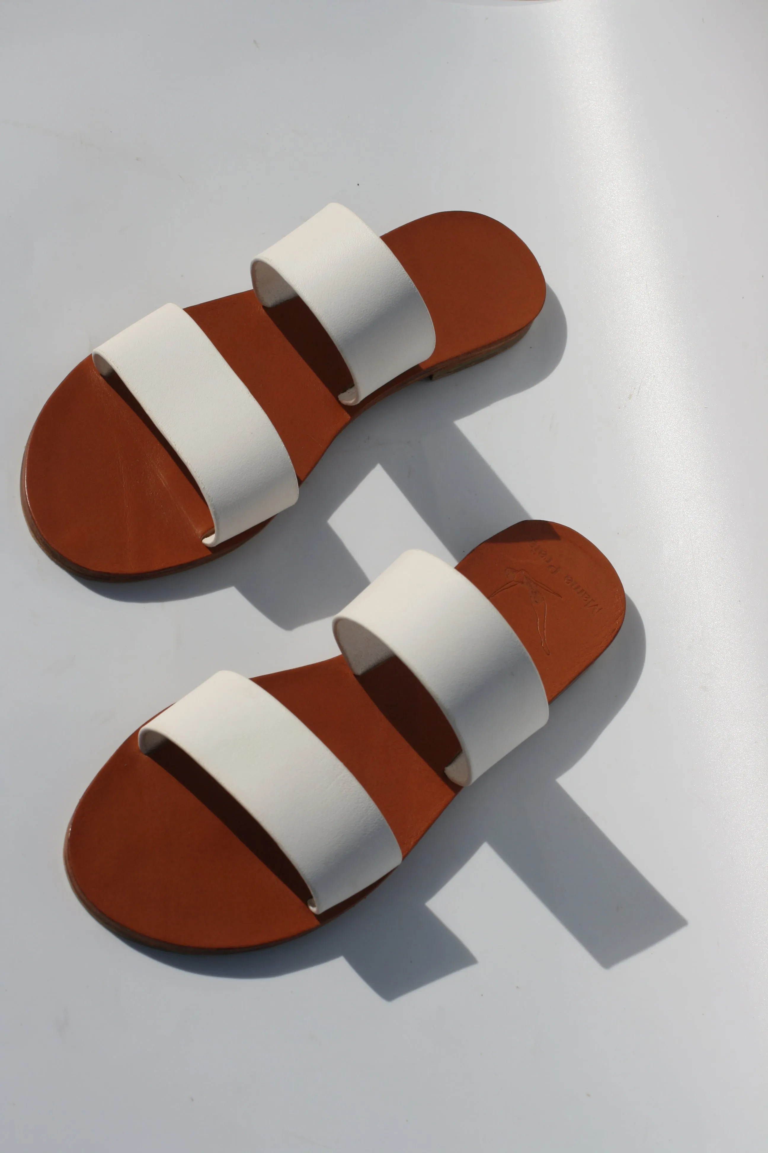 Party Bride - Camel Sole - Two-Strap Sandals