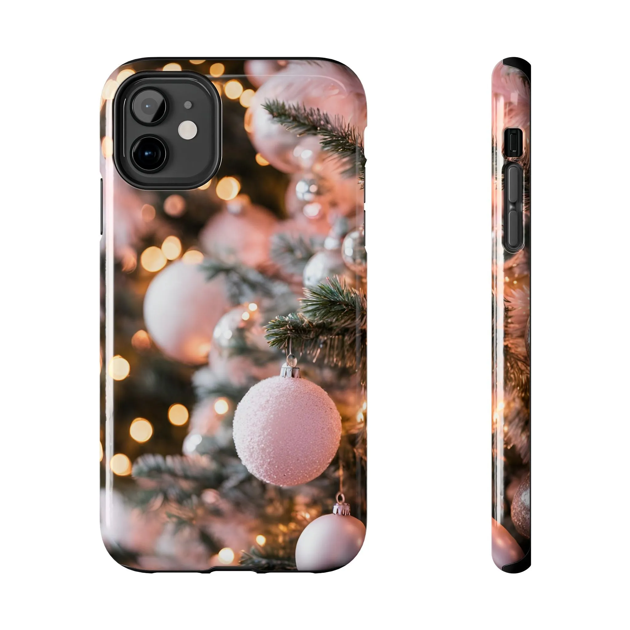 Pink Christmas - Tough Phone Case for iPhone and Samsung Smartphones