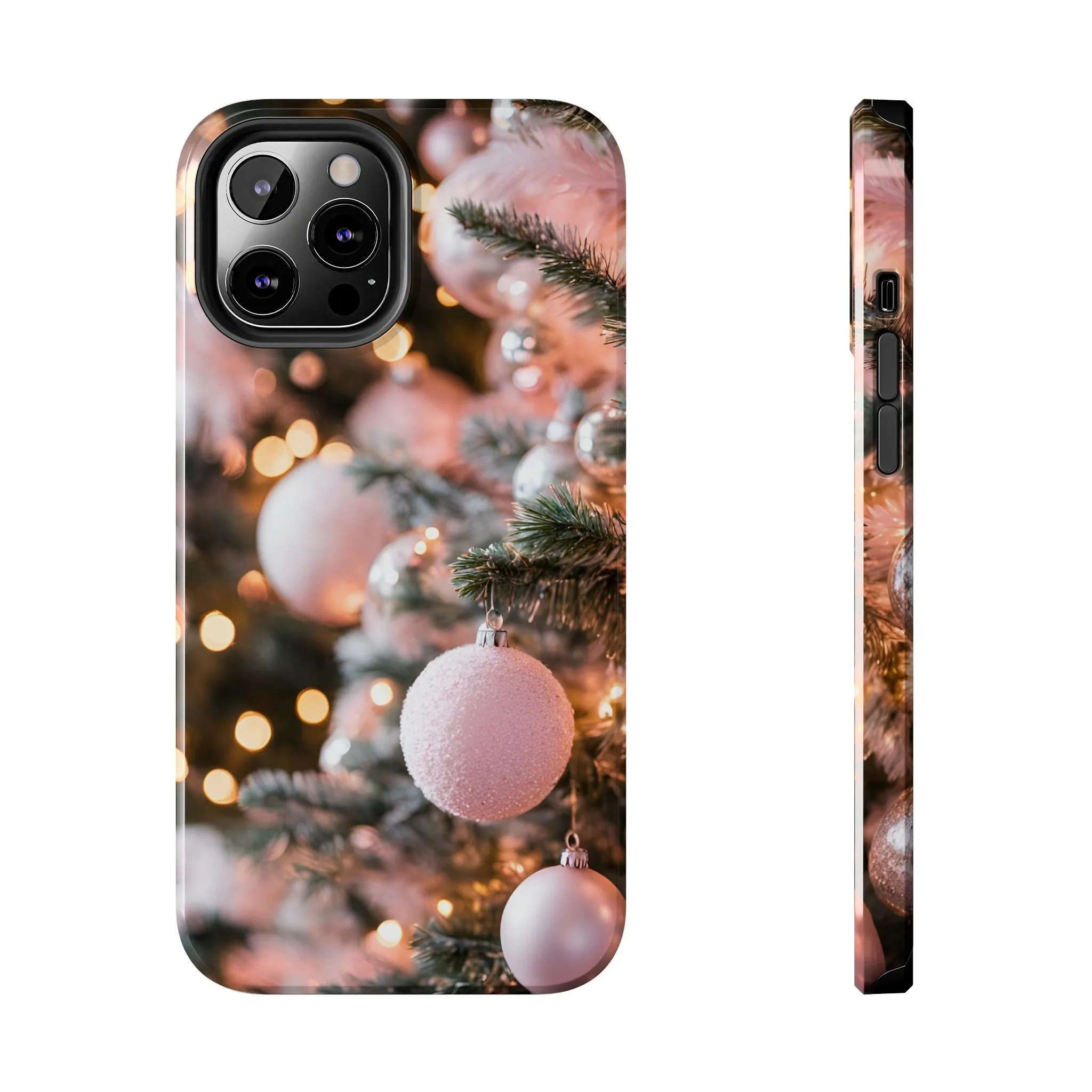 Pink Christmas - Tough Phone Case for iPhone and Samsung Smartphones