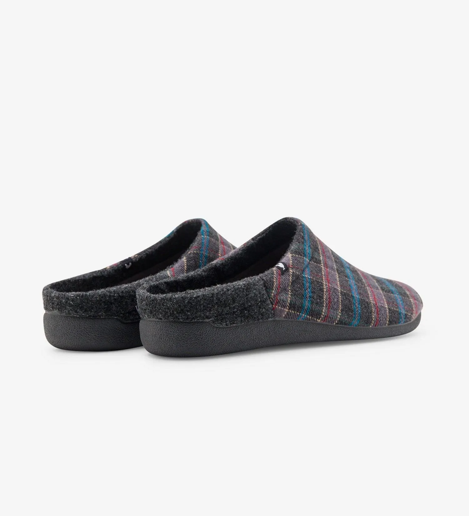 Pitas mule slippers, rubber soles