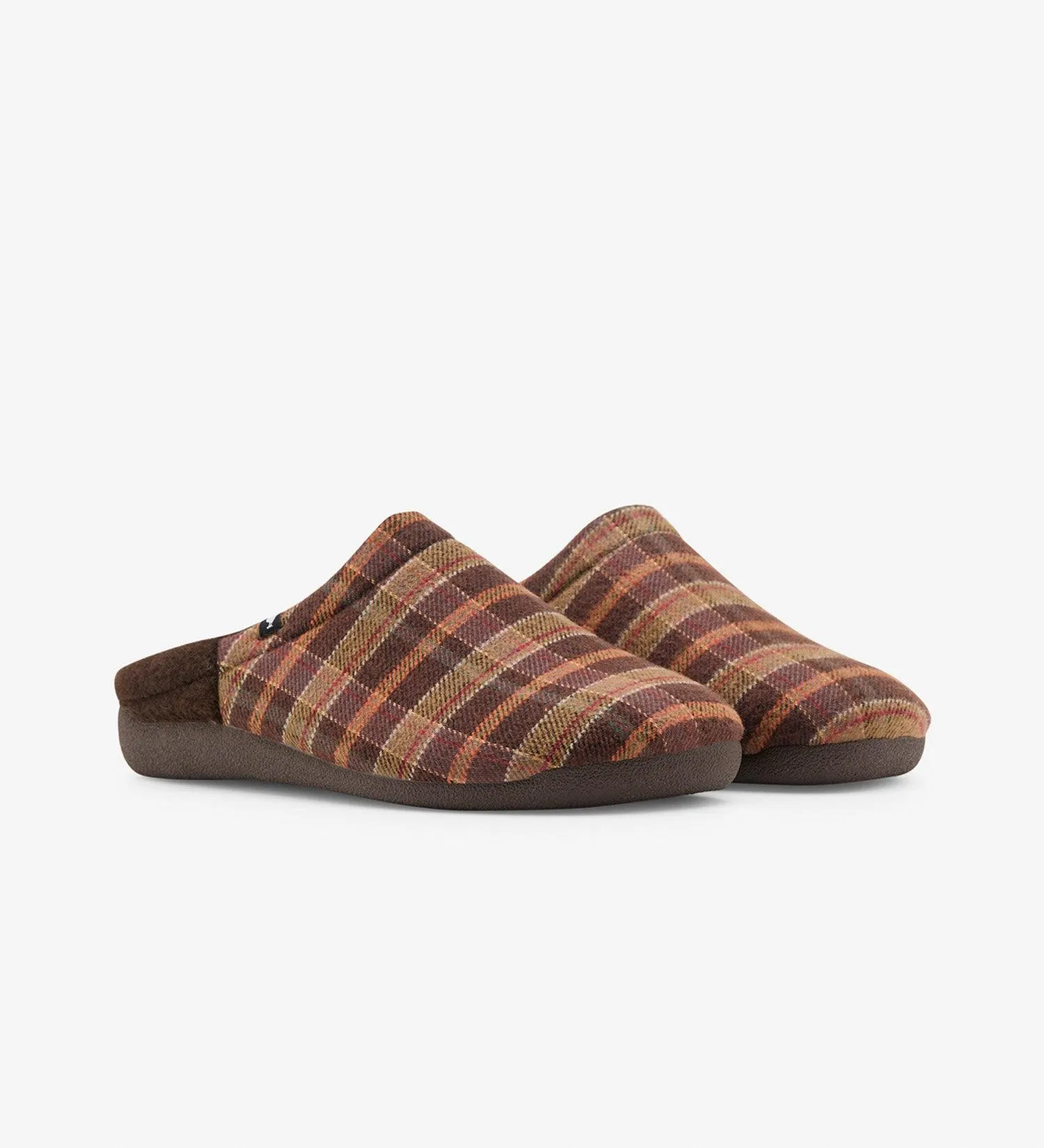 Pitas mule slippers, rubber soles