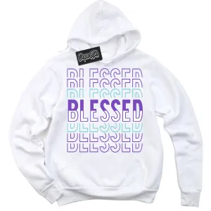 Psychic Purple Hyper Jade 1s Sneaker Hoodie Blessed Stacked Graphic