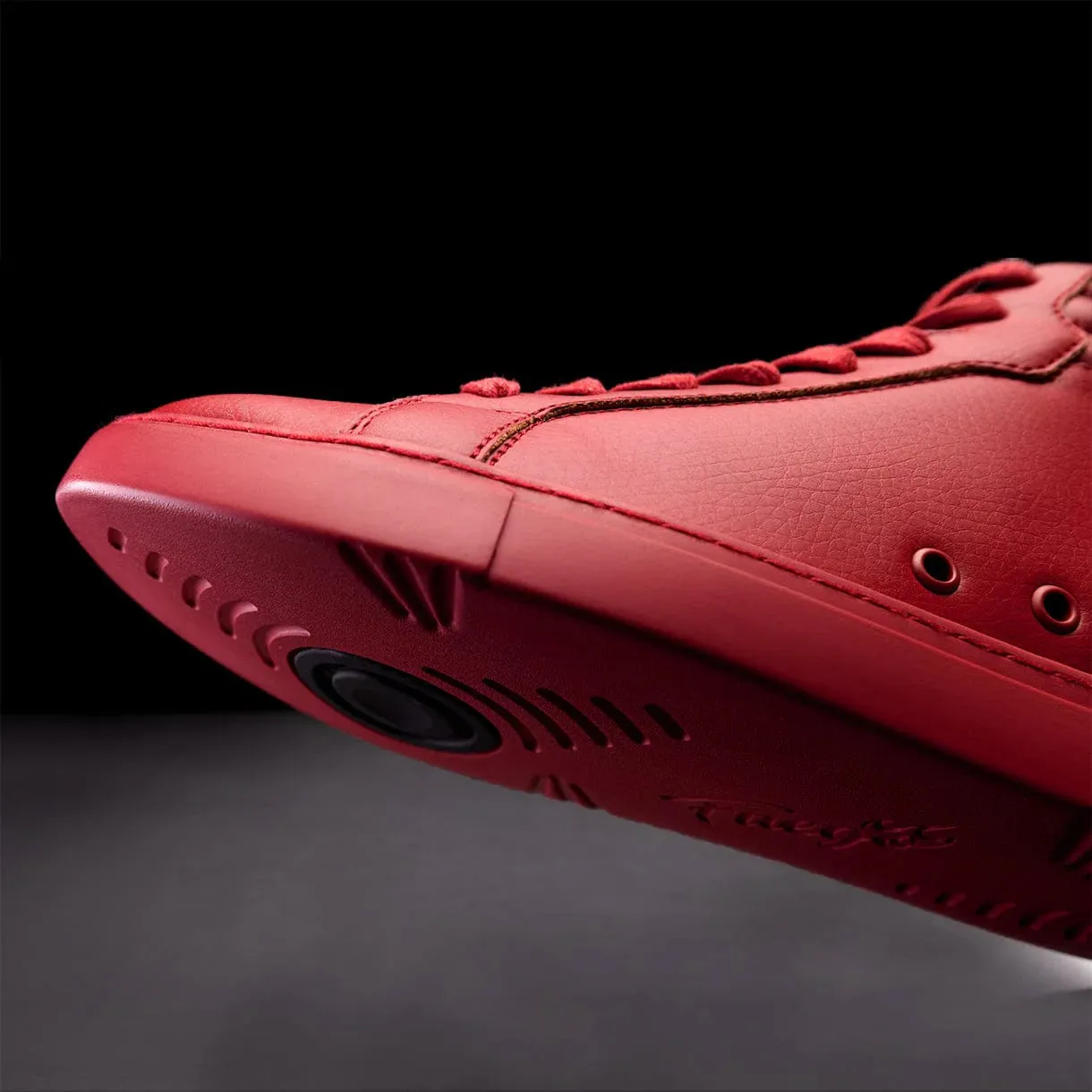 Red High-Top Dance Sneakers – Unisex Performance Style by Fuego