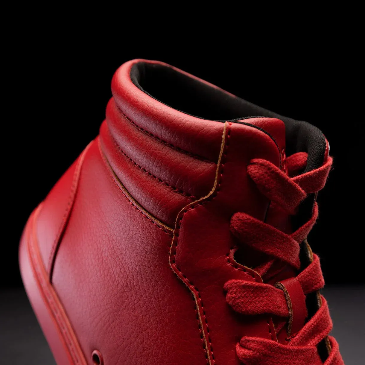 Red High-Top Dance Sneakers – Unisex Performance Style by Fuego