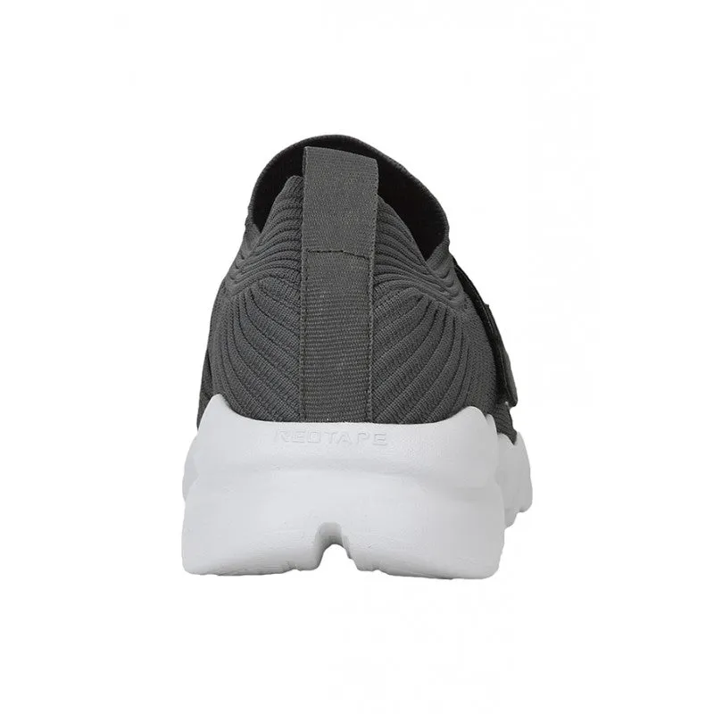 Red Tape Men Grey Walking Shoes
