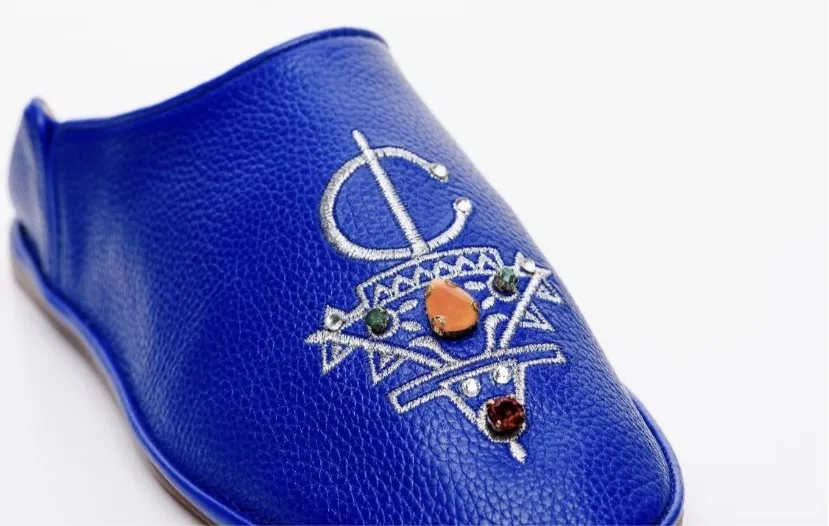 Round Moroccan Slippers