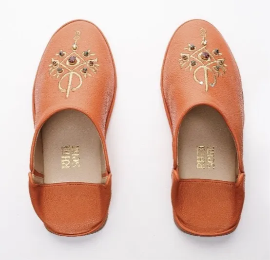 Round Moroccan Slippers