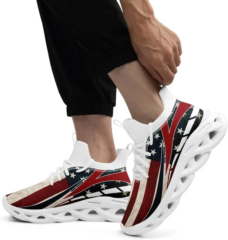 Running Shoes Fashion Walking Sneaker Lightweight Breathe Slip On Tennis Shoes Gifts for Men Women