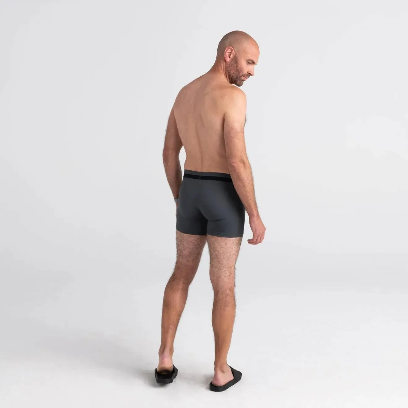 SAXX Underwear Co. Men's Underwear with Pouch Sport Mesh Boxer Brief Fly 2Pk