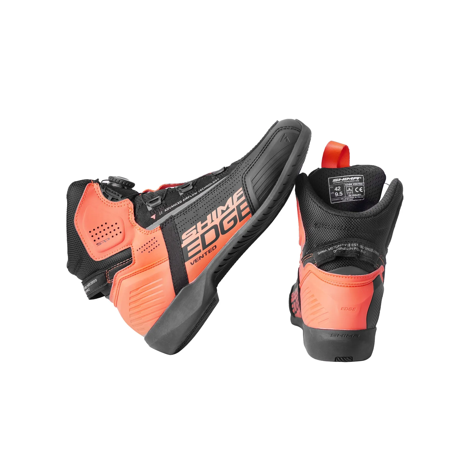 SHIMA Edge Vented Motorcycle Shoes for Men - 910023