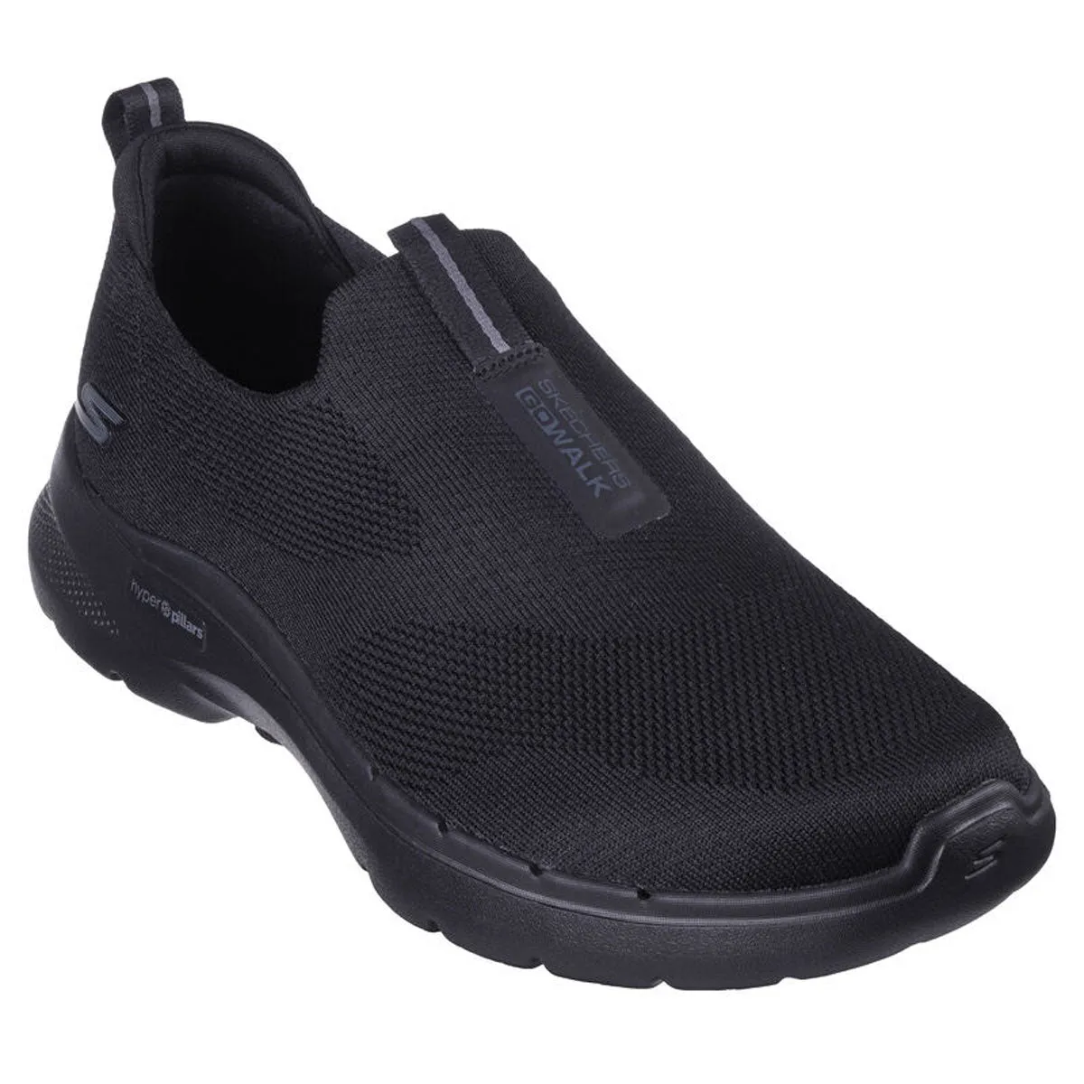 Skechers Men's Gowalk 6 Black Low Top Sneaker Shoes (BBK)