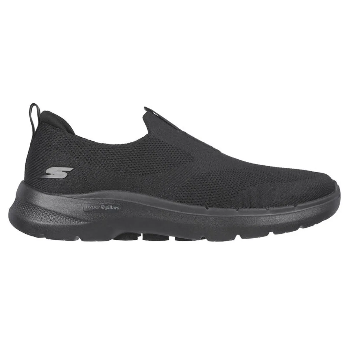 Skechers Men's Gowalk 6 Black Low Top Sneaker Shoes (BBK)