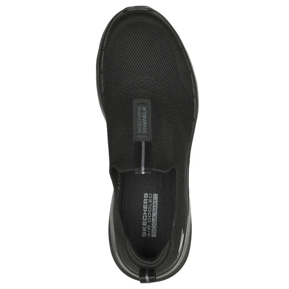 Skechers Men's Gowalk 6 Black Low Top Sneaker Shoes (BBK)