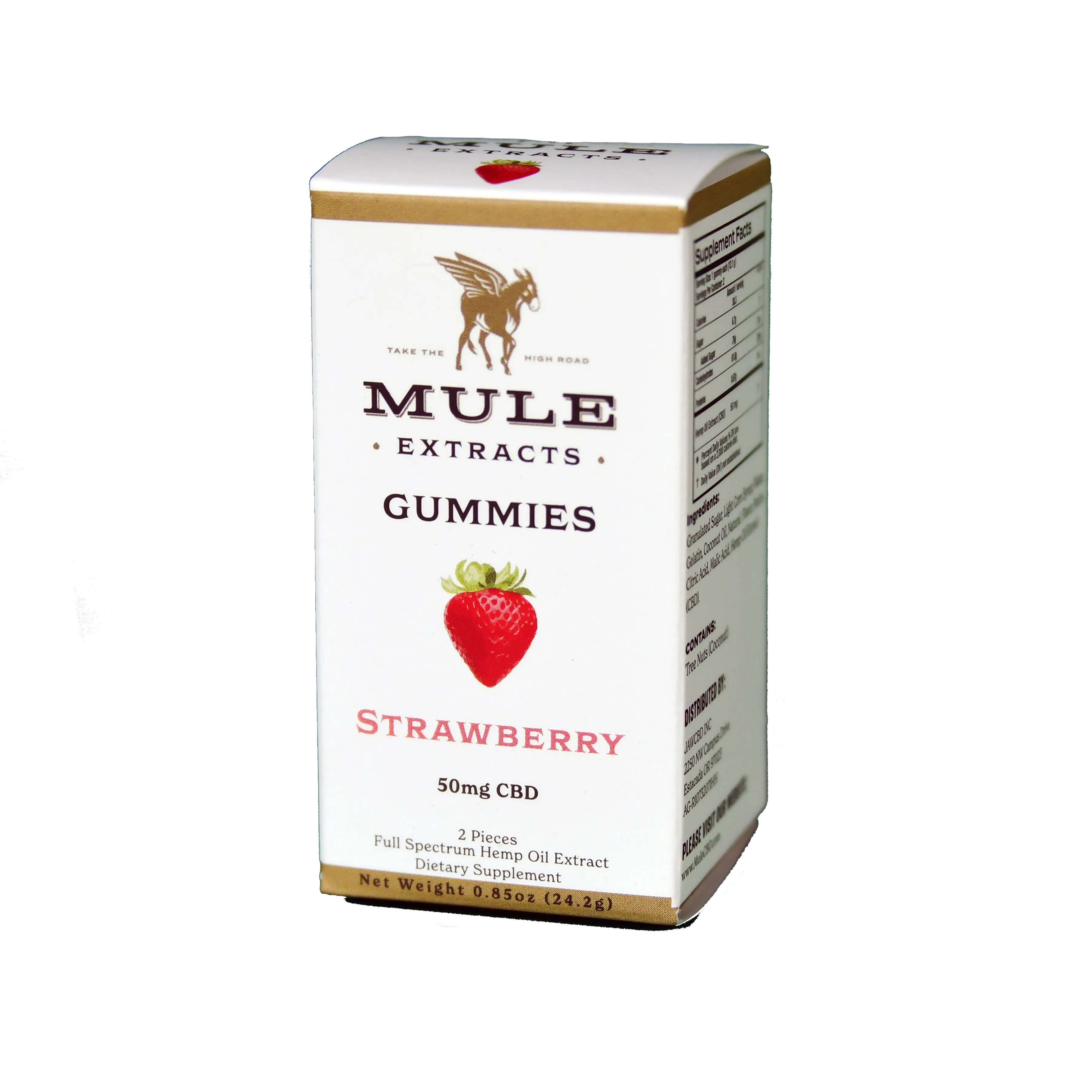 Strawberry CBD "THC Free" Gummies