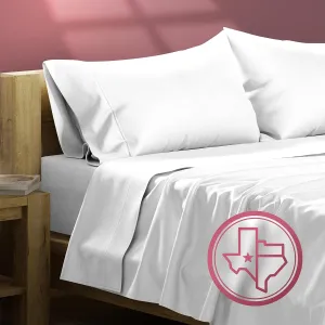 TEXAS LINEN CO. Egyptian Cotton King Bed Sheets - 800 Thread Count 4 PC Silver King Sheet Set, Sateen Weave Luxury Hotel Sheets, Soft, Cooling Bedsheet, 16" Deep Pocket (Fits Upto 18" Mattress)