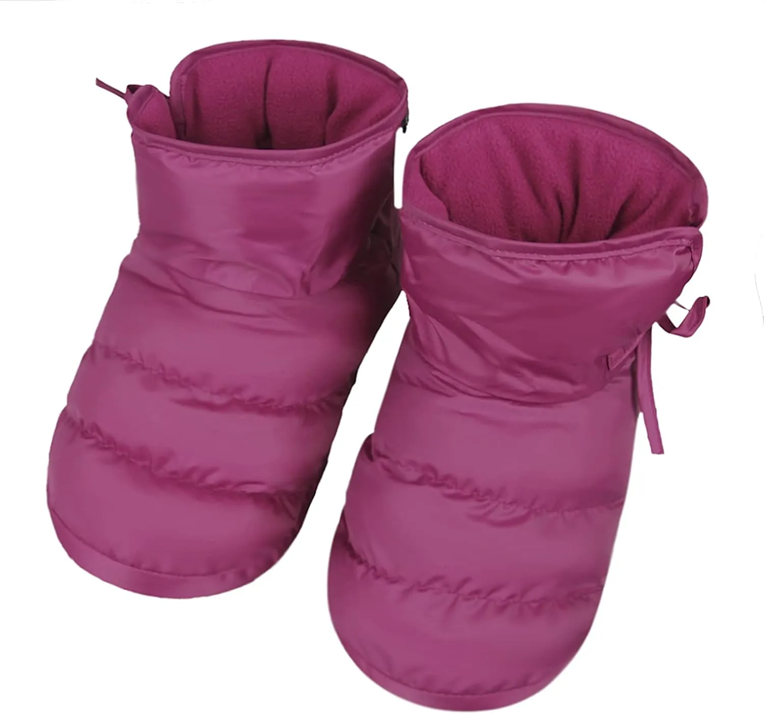 TINAYAUE Men Women Waterproof Indoor Slippers Thermal Down Full Mule Slippers Ankle Boots Bootie Slip-on Warm Clog Shoes Footwear