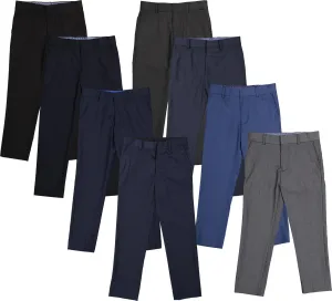 T.O. Collection Boys Flat Front Dress Pants