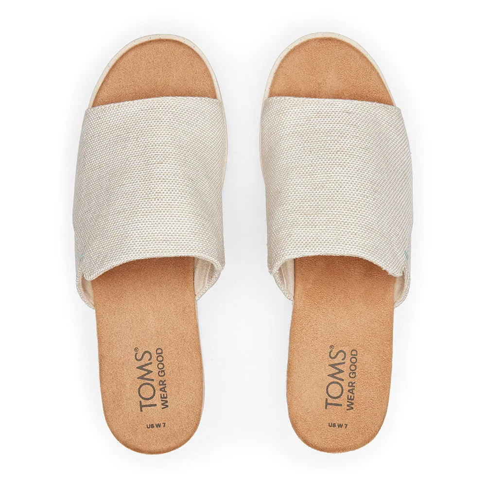 TOMS Women Diana Mule Natural Yarn Dye Sandals