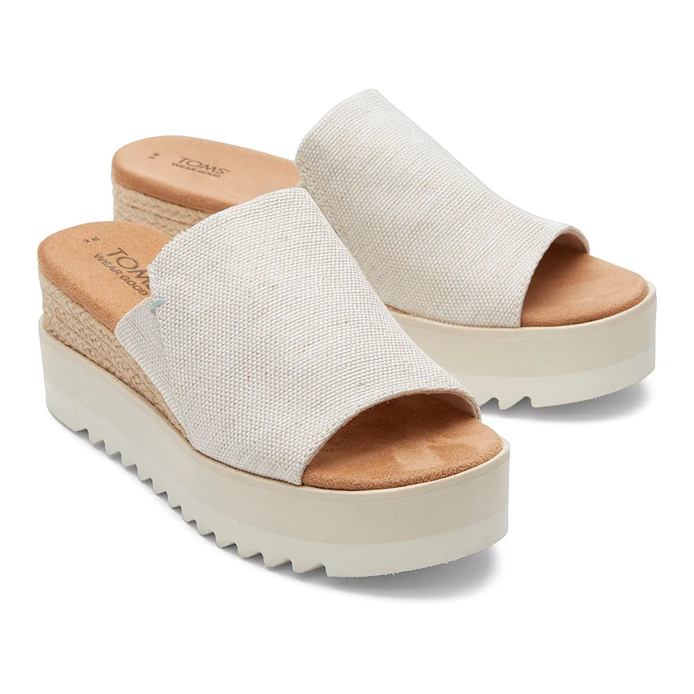 TOMS Women Diana Mule Natural Yarn Dye Sandals