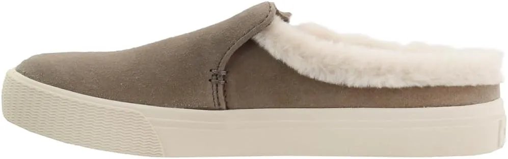TOMS Womens Sunrise Suede Shearling Mule Sneakers Shoes Casual - Beige