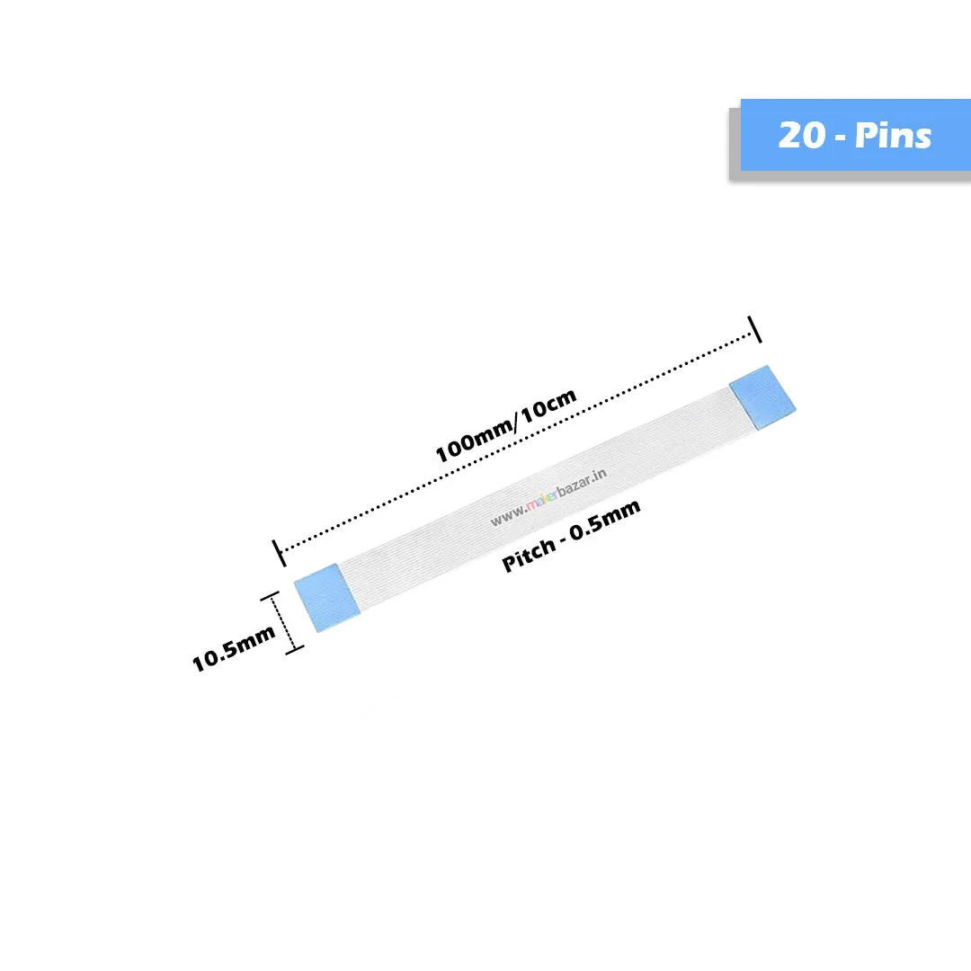 [Type-A] 0.5mm-Pitch FPC Straight Ribbon Flexible Flat Cable