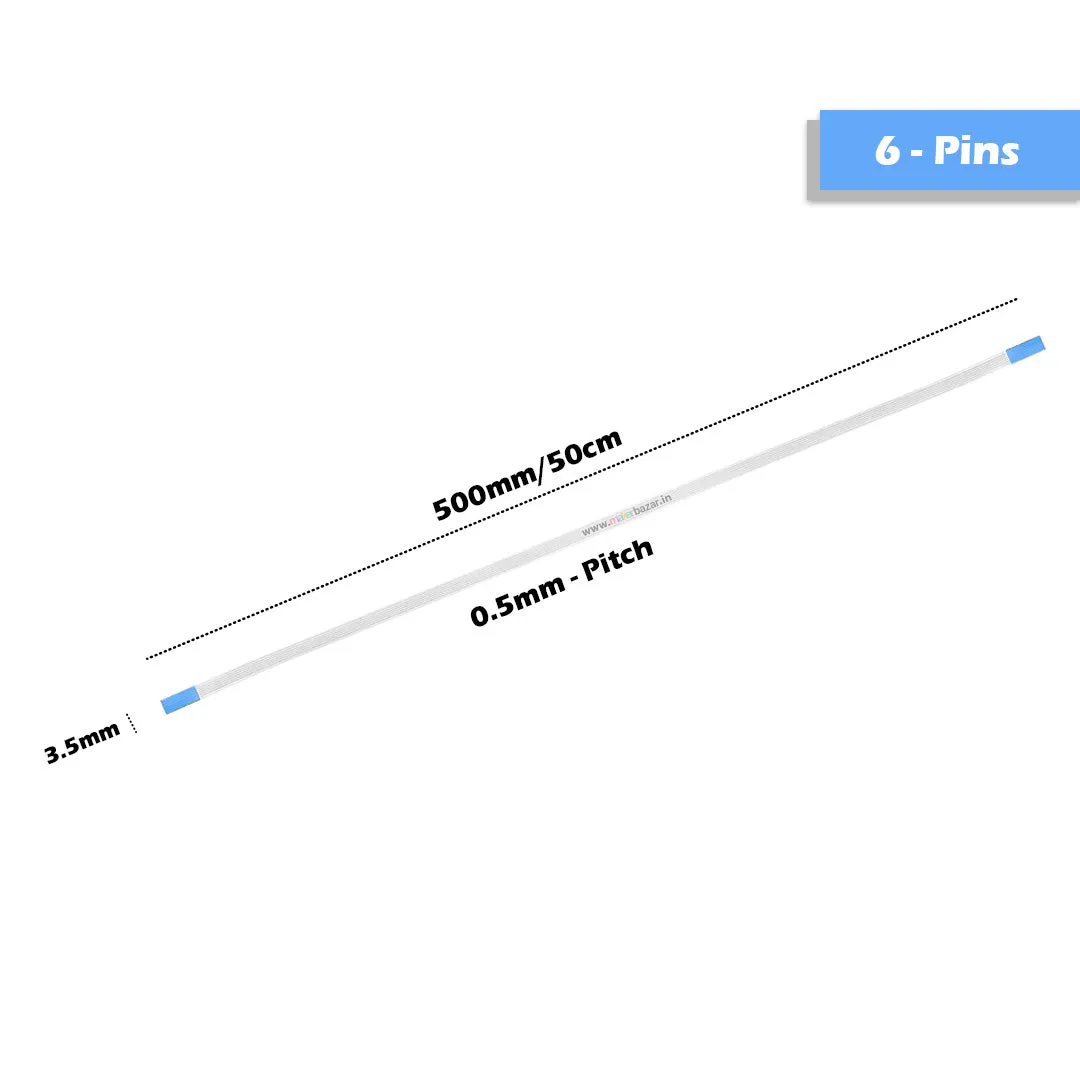 [Type-A] 0.5mm-Pitch FPC Straight Ribbon Flexible Flat Cable