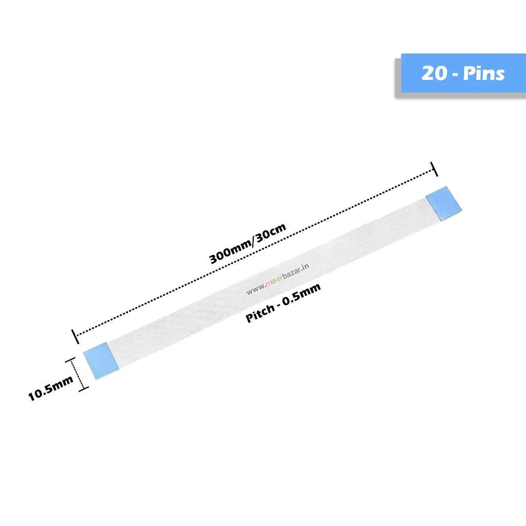 [Type-A] 0.5mm-Pitch FPC Straight Ribbon Flexible Flat Cable