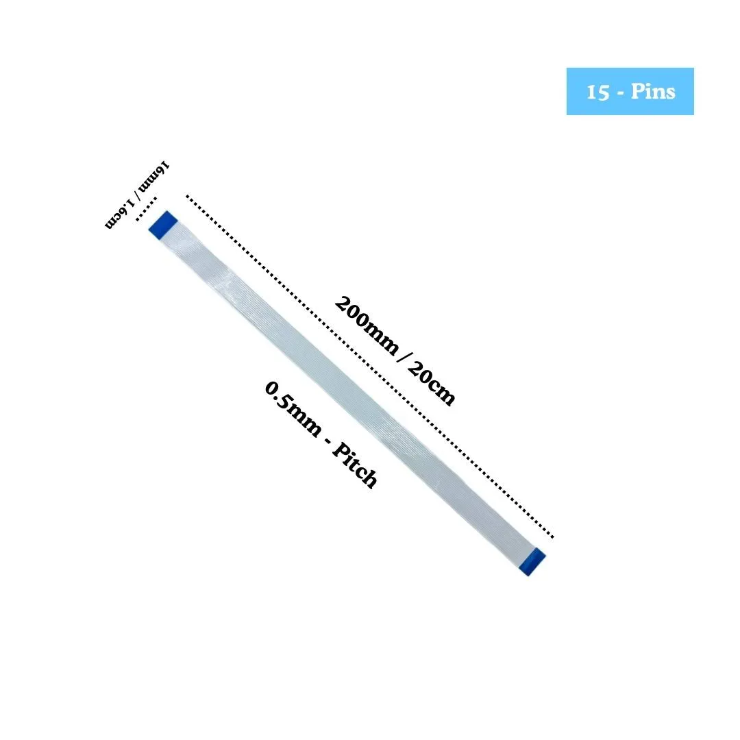 [Type-A] 0.5mm-Pitch FPC Straight Ribbon Flexible Flat Cable