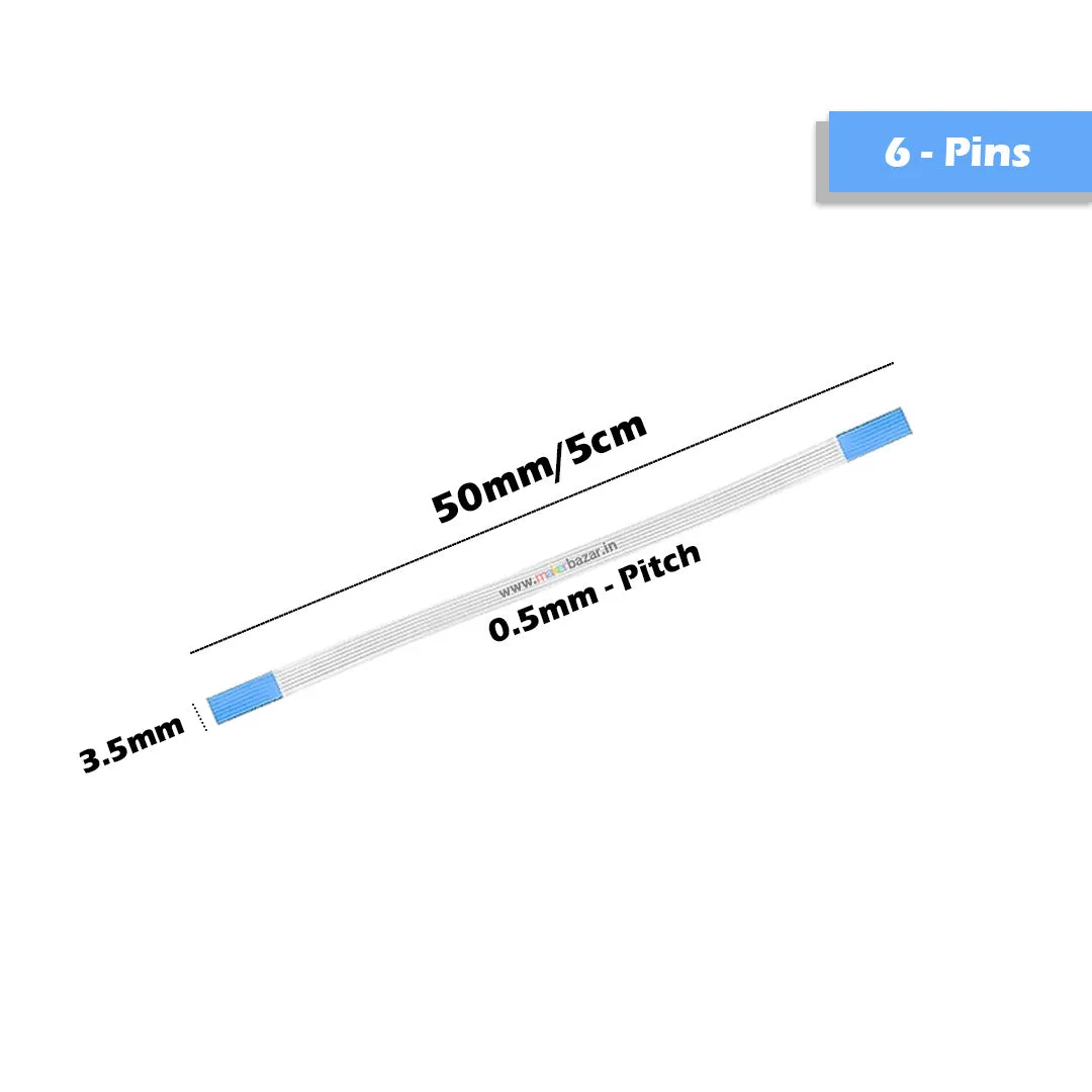 [Type-A] 0.5mm-Pitch FPC Straight Ribbon Flexible Flat Cable