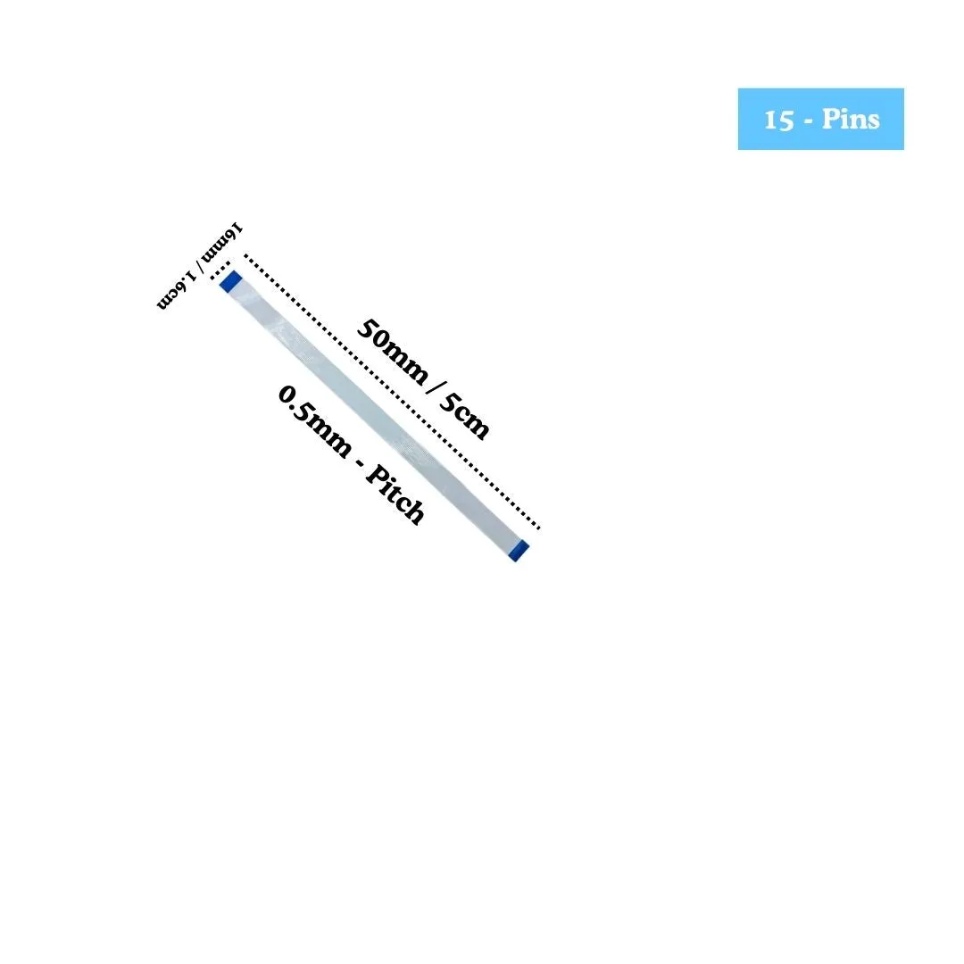 [Type-A] 0.5mm-Pitch FPC Straight Ribbon Flexible Flat Cable