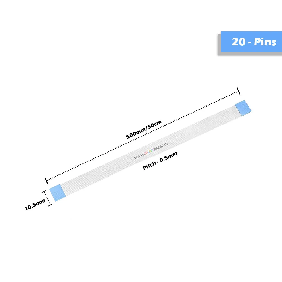 [Type-A] 0.5mm-Pitch FPC Straight Ribbon Flexible Flat Cable