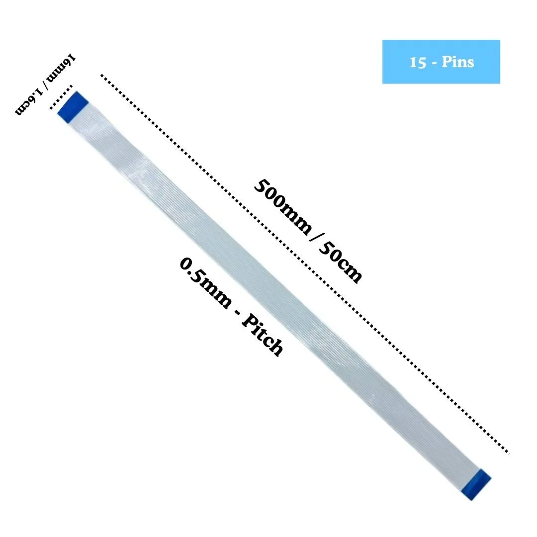 [Type-A] 0.5mm-Pitch FPC Straight Ribbon Flexible Flat Cable