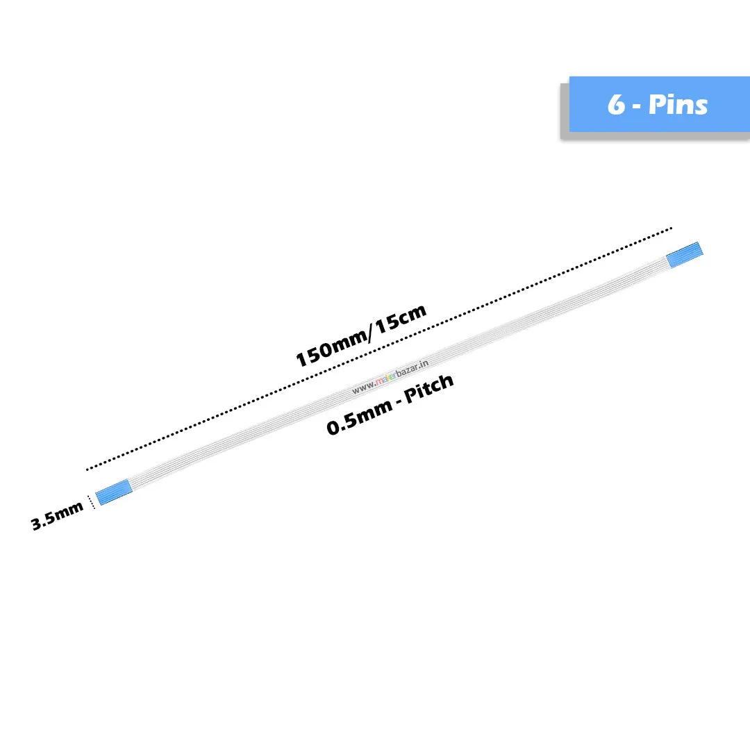 [Type-A] 0.5mm-Pitch FPC Straight Ribbon Flexible Flat Cable