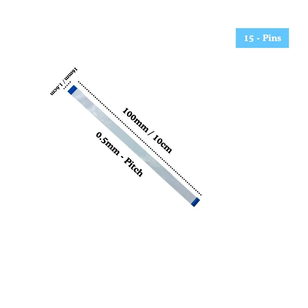 [Type-A] 0.5mm-Pitch FPC Straight Ribbon Flexible Flat Cable