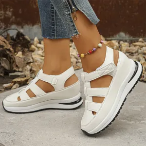 Valerie™ - High Sole-Closed-Toe Sneaker Sandals