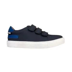 VENETTINI HARRY BOYS GUM LEATHER NAVY VELCRO SNEAKER